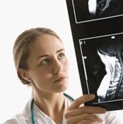Diagnosis of osteochondrosis is indicated using x -ray examination